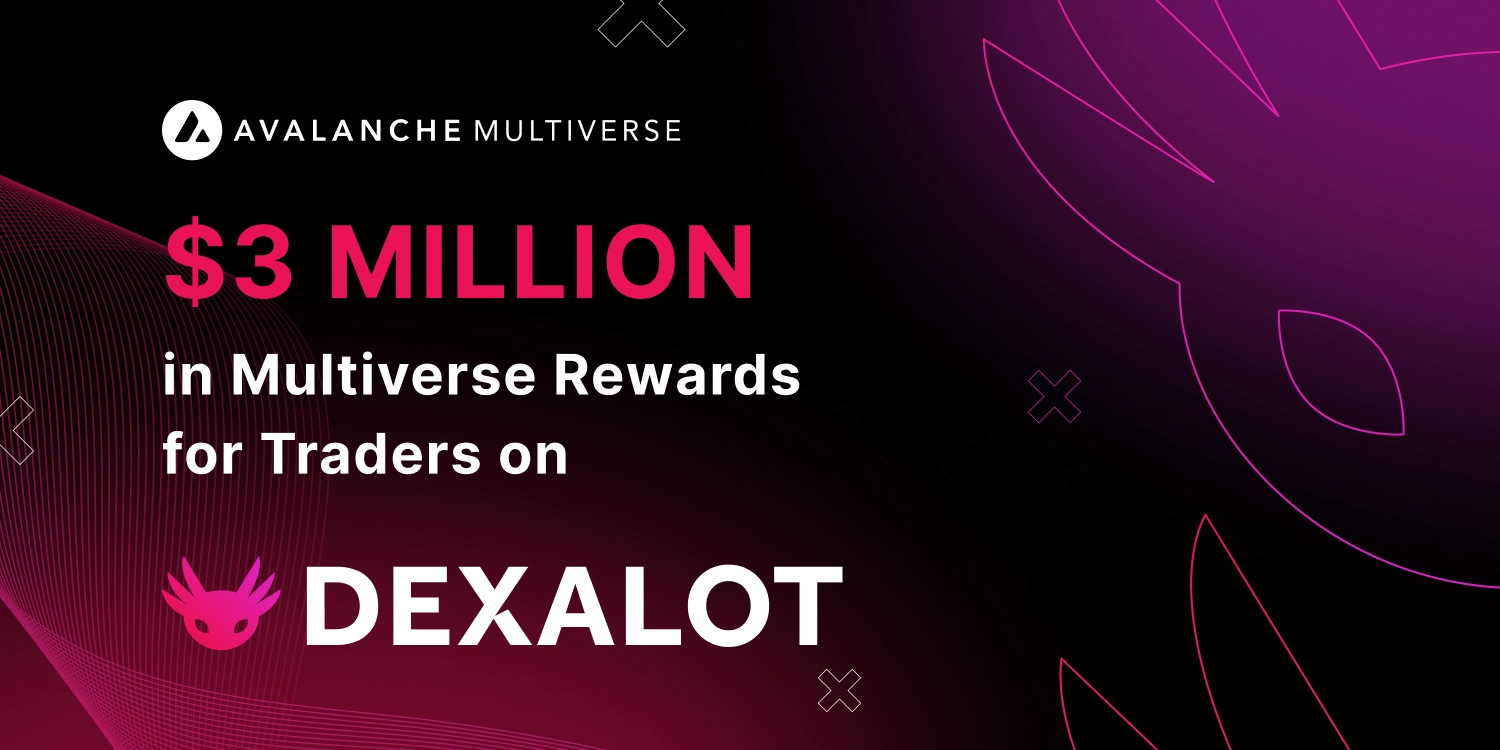 Main image for: Dexalot Subnet Earns Avalanche Multiverse Incentives of up to $3 Million
