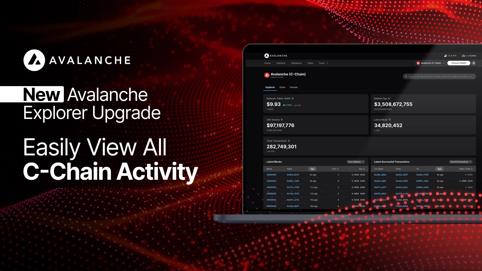 New Avalanche C-Chain Explorer Launches
