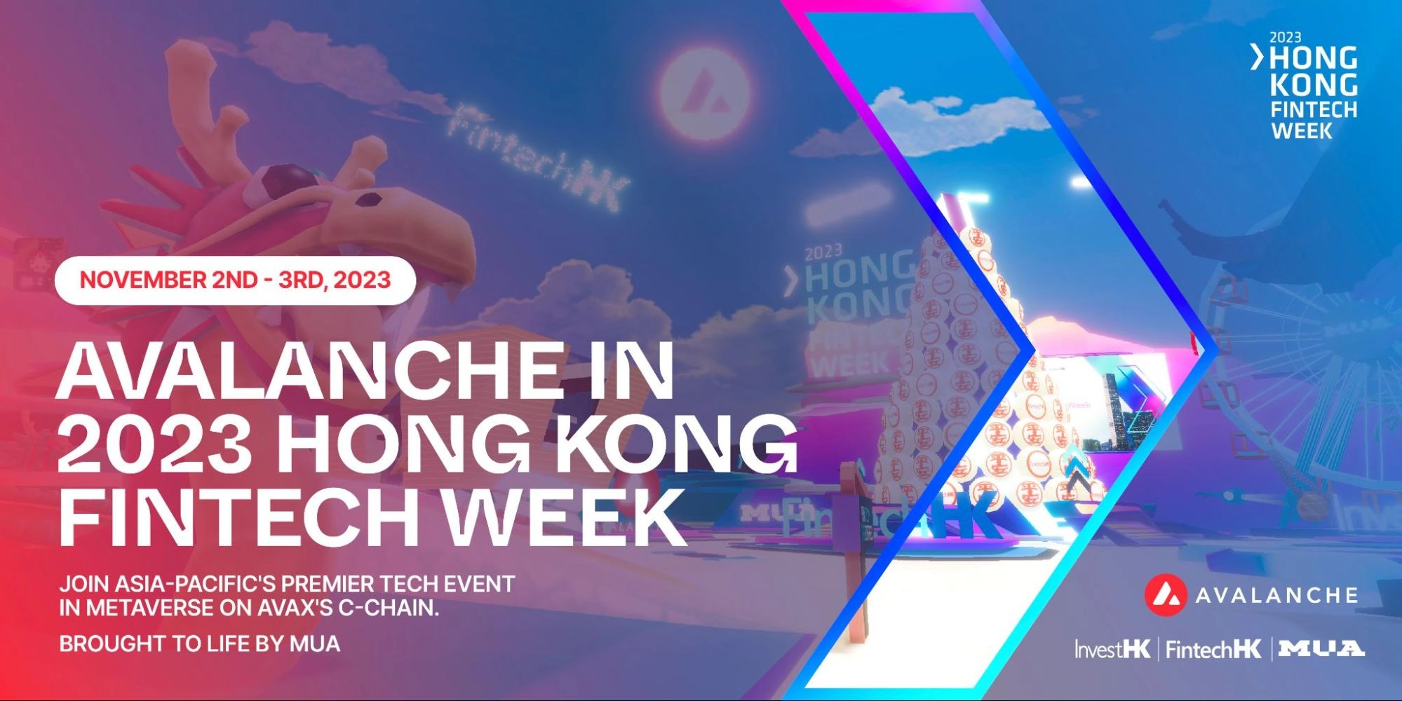 Main image for: Avalanche Powers Metaverse Experience at Hong Kong FinTech Week