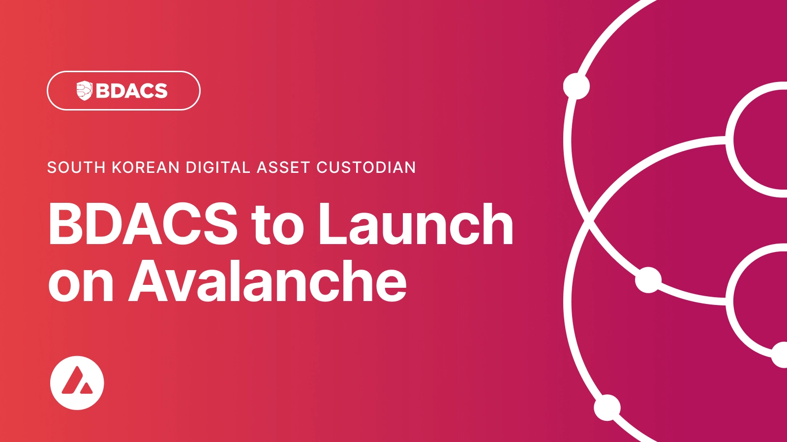 South Korean Digital Asset Custodian BDACS to Support Avalanche
