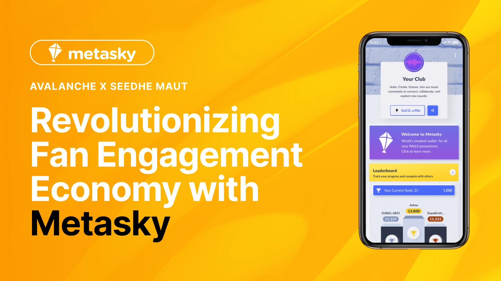 Avalanche x Seedhe Maut: Revolutionizing the Fan Engagement Economy with Metasky
