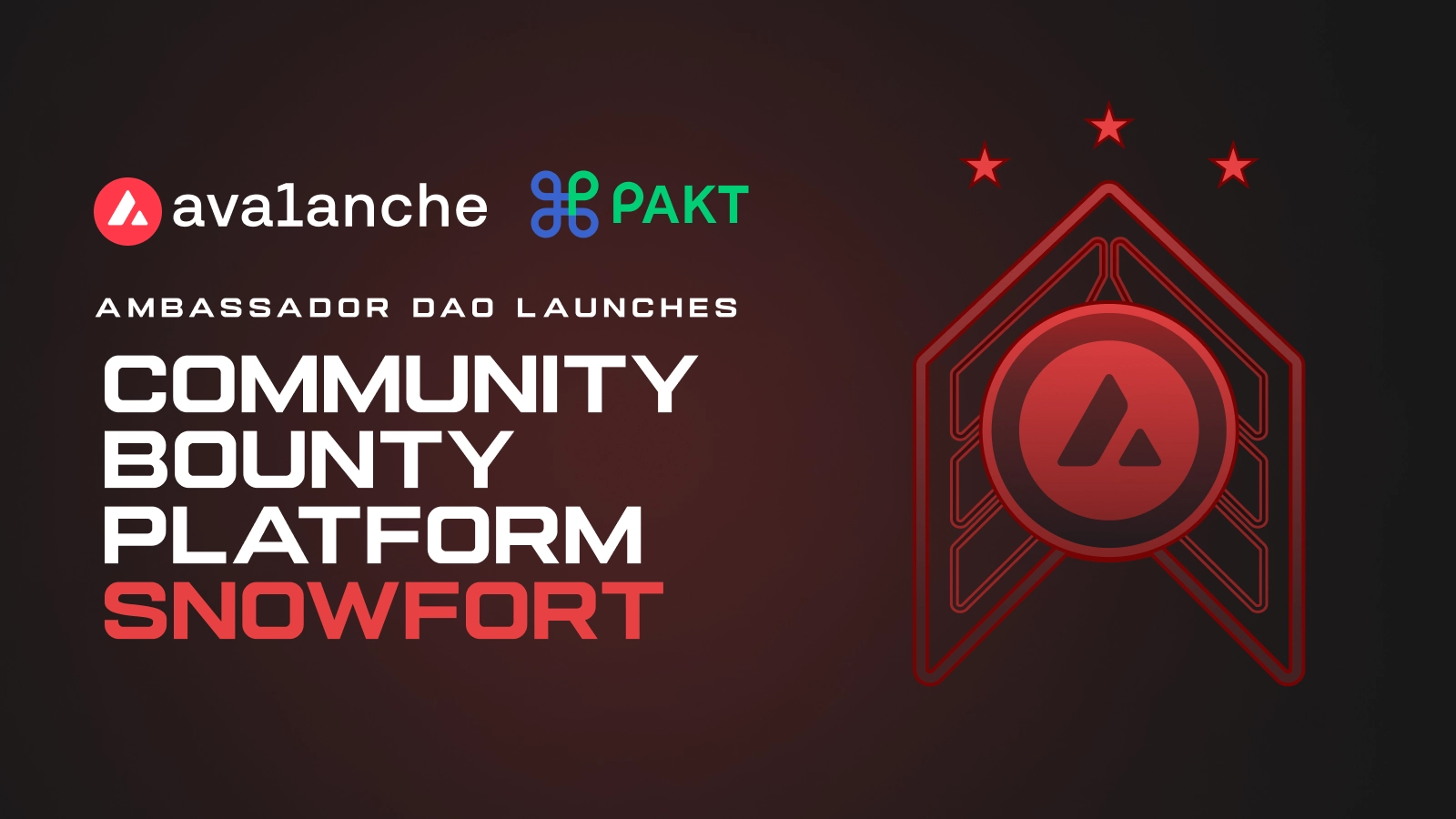 The Avalanche Ambassador DAO Launches Snowfort, the AVAX Community Bounty Platform