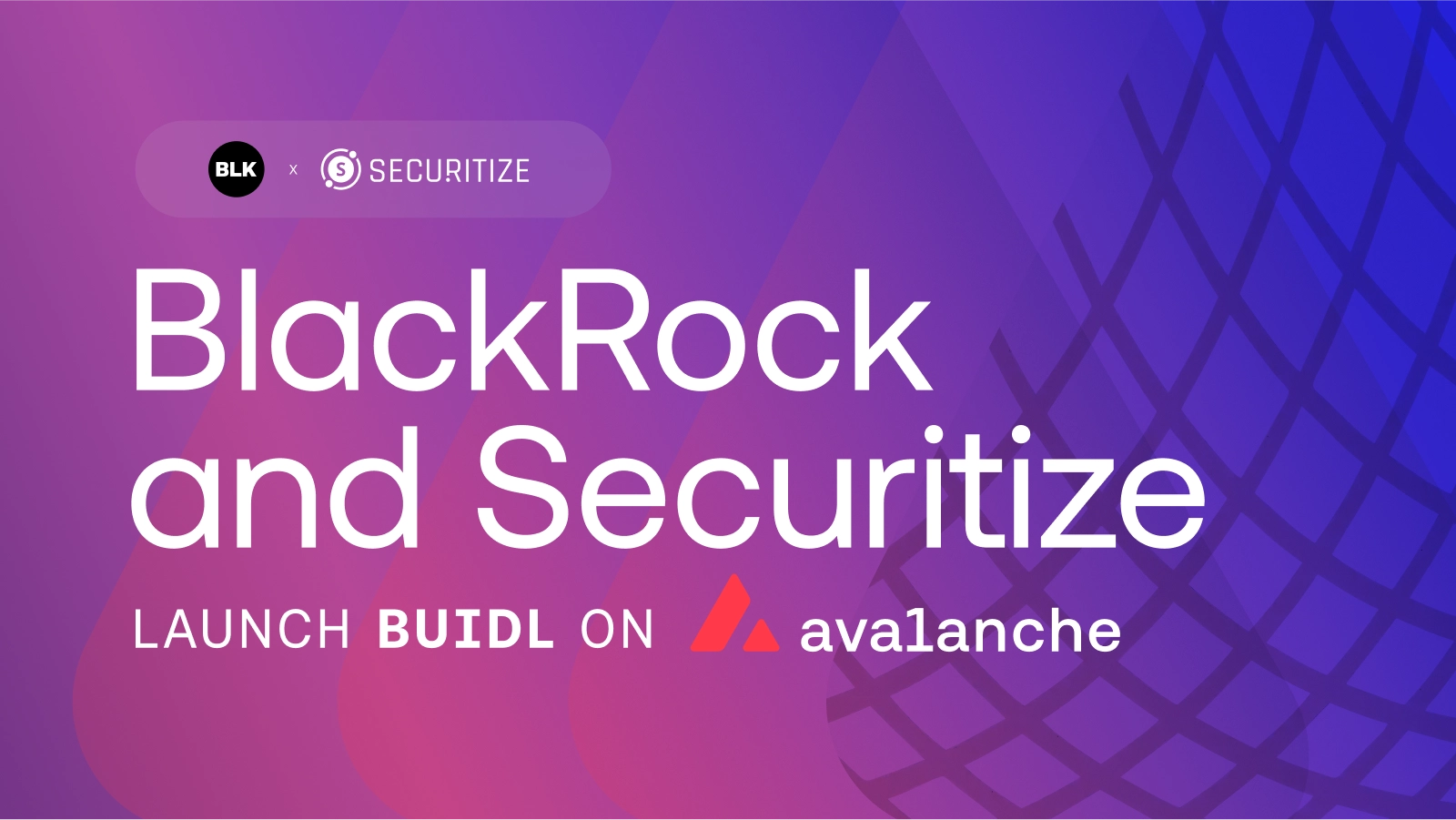 BlackRock Launches Digital Liquidity Fund BUIDL on Avalanche via Securitize