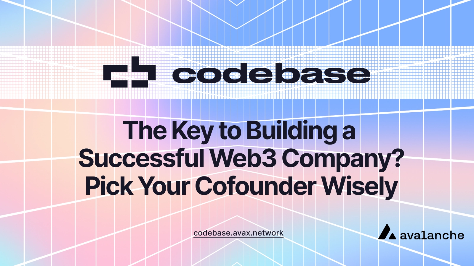 The Key to Building a Successful Web3 Company? Pick Your Cofounder Wisely