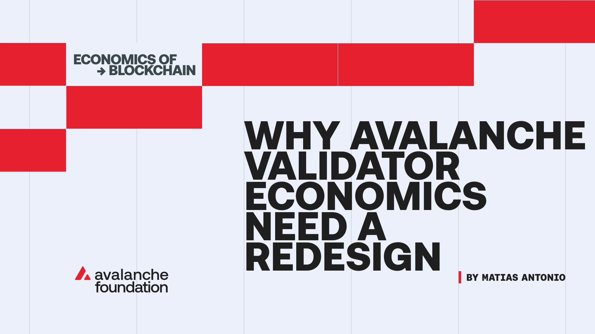 Why Validator Economics need a Redesign blog Image